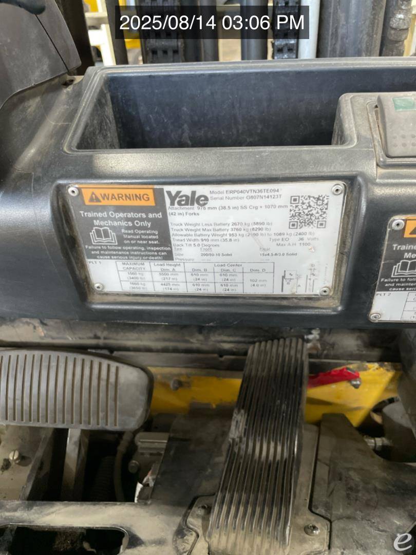 2019 Yale ERP040VT