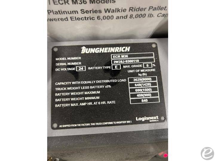 2022 Jungheinrich ECR M27