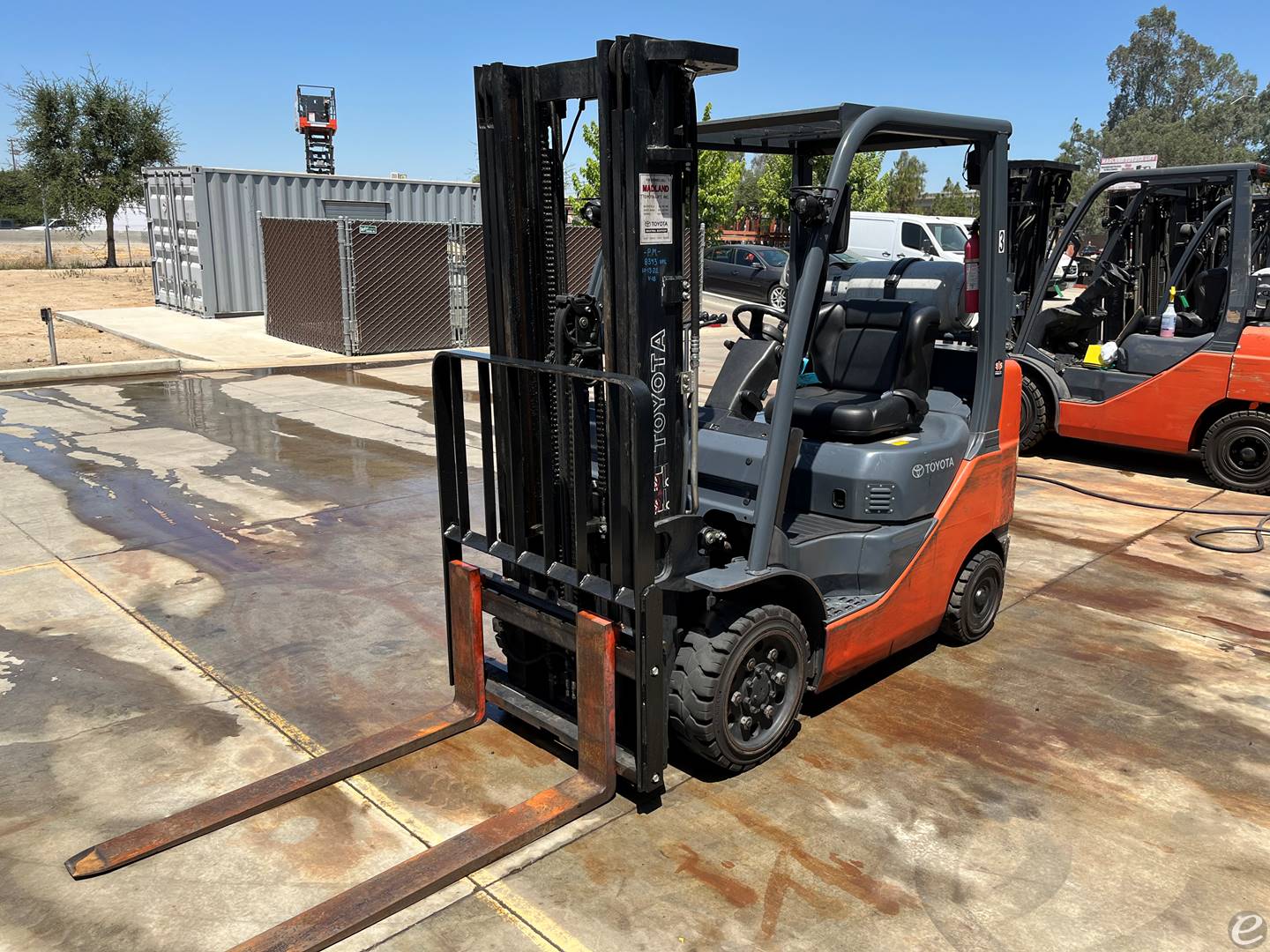 2018 Toyota 8FGCU25 LP Gas Forklift...