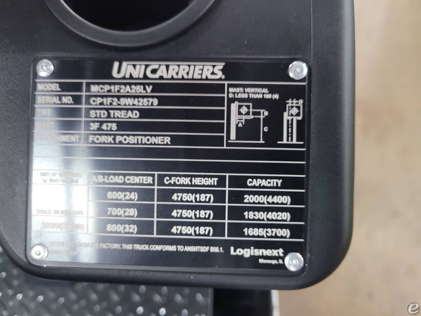 2023 Unicarriers CF50LP