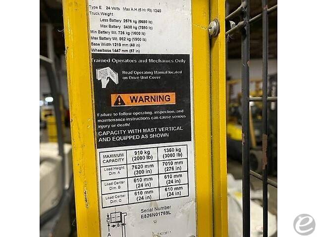 2013 Yale OS030BF Electric Order Picker - 123Forklift