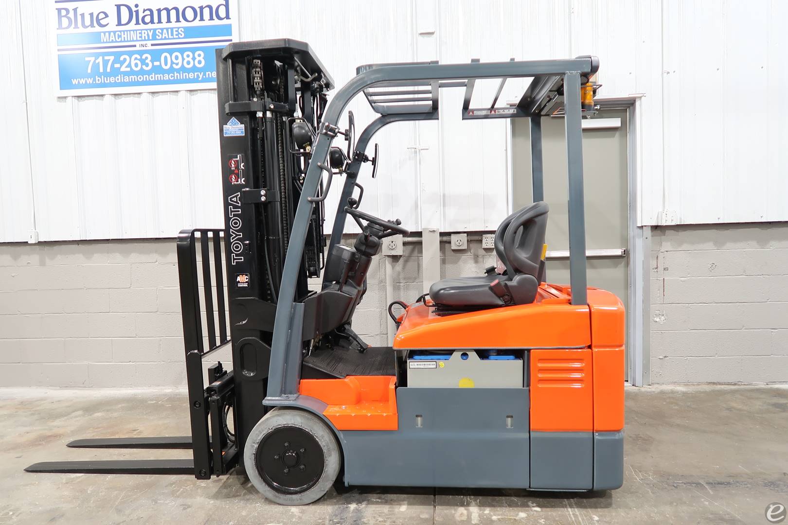 2015 Toyota 7FBEU18 Electric Forklift - 123Forklift
