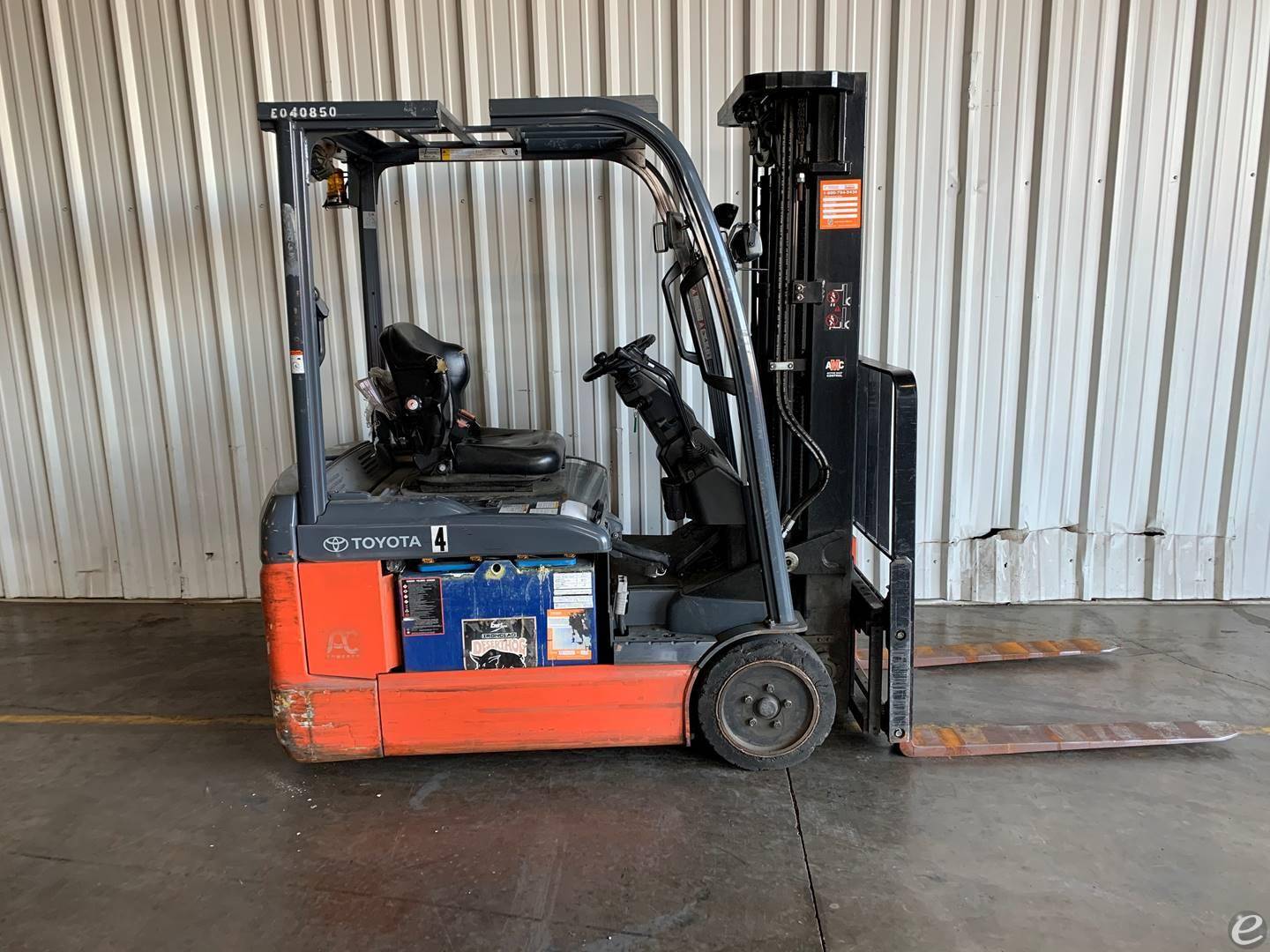 2017 Toyota 8FBE20U Electric Forklift - 123Forklift