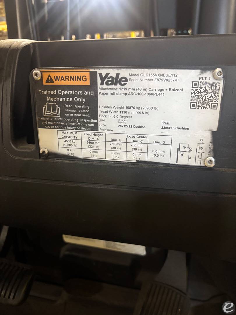 2019 Yale GLC155VXNEUE112