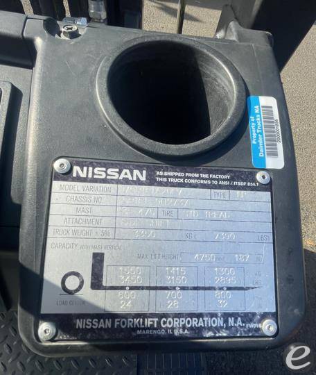 2012 Nissan MCP1F2A20 (CF40)