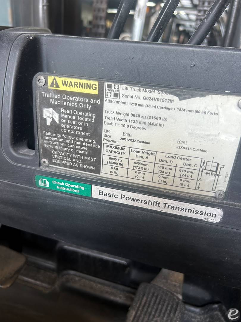 2014 Info Unavailable S155ft Diesel Forklift - 123Forklift