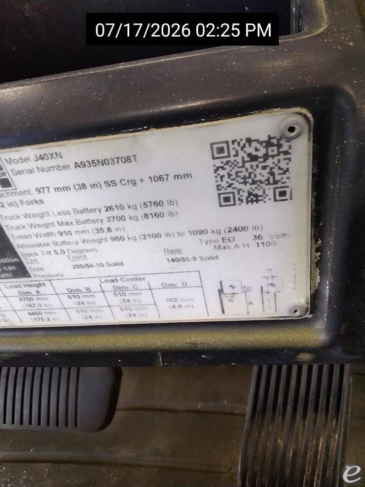 2019 Hyster J40XN