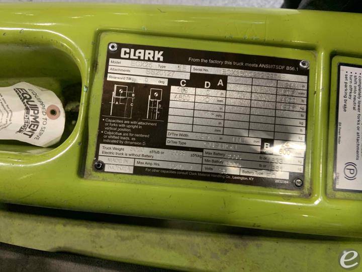 2017 Clark ECX25