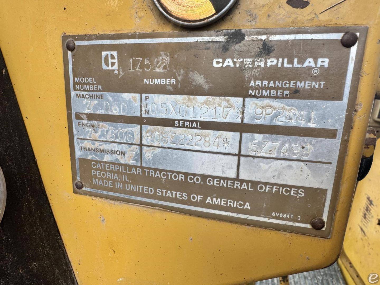 1985 Cat D6D SA