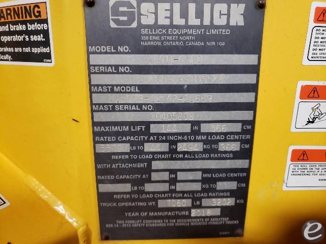 2018 Sellick STM-55K4