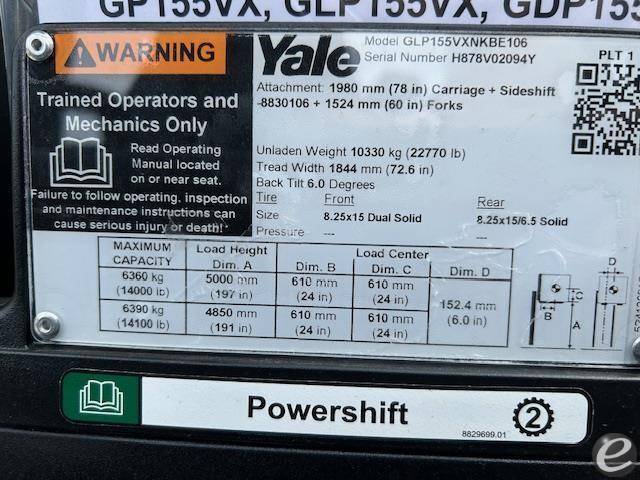 2024 Yale GLP155VXNKBE106