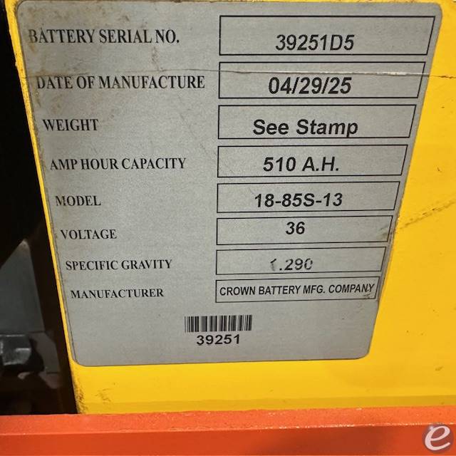 2021 Toyota 8FBES15U