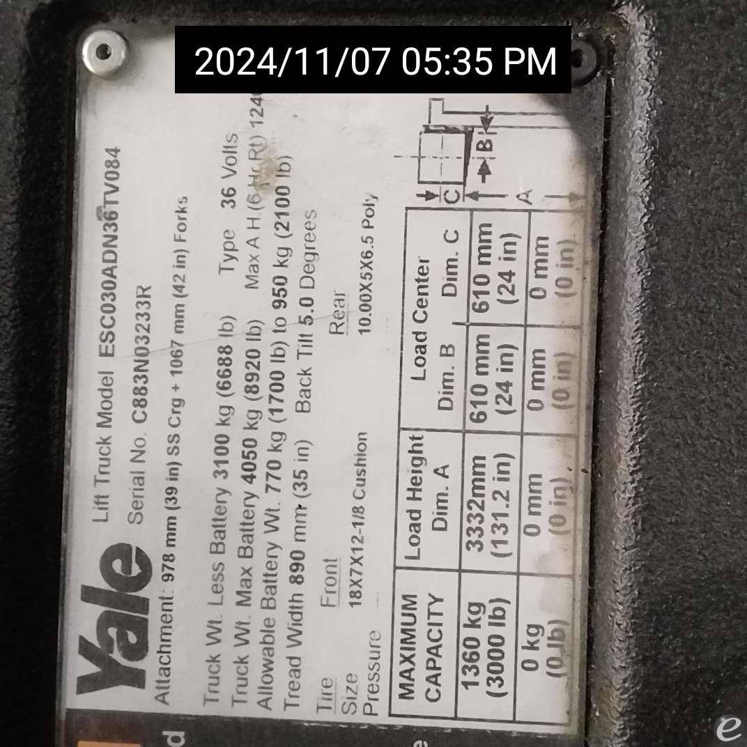 2017 Yale ESC030AD