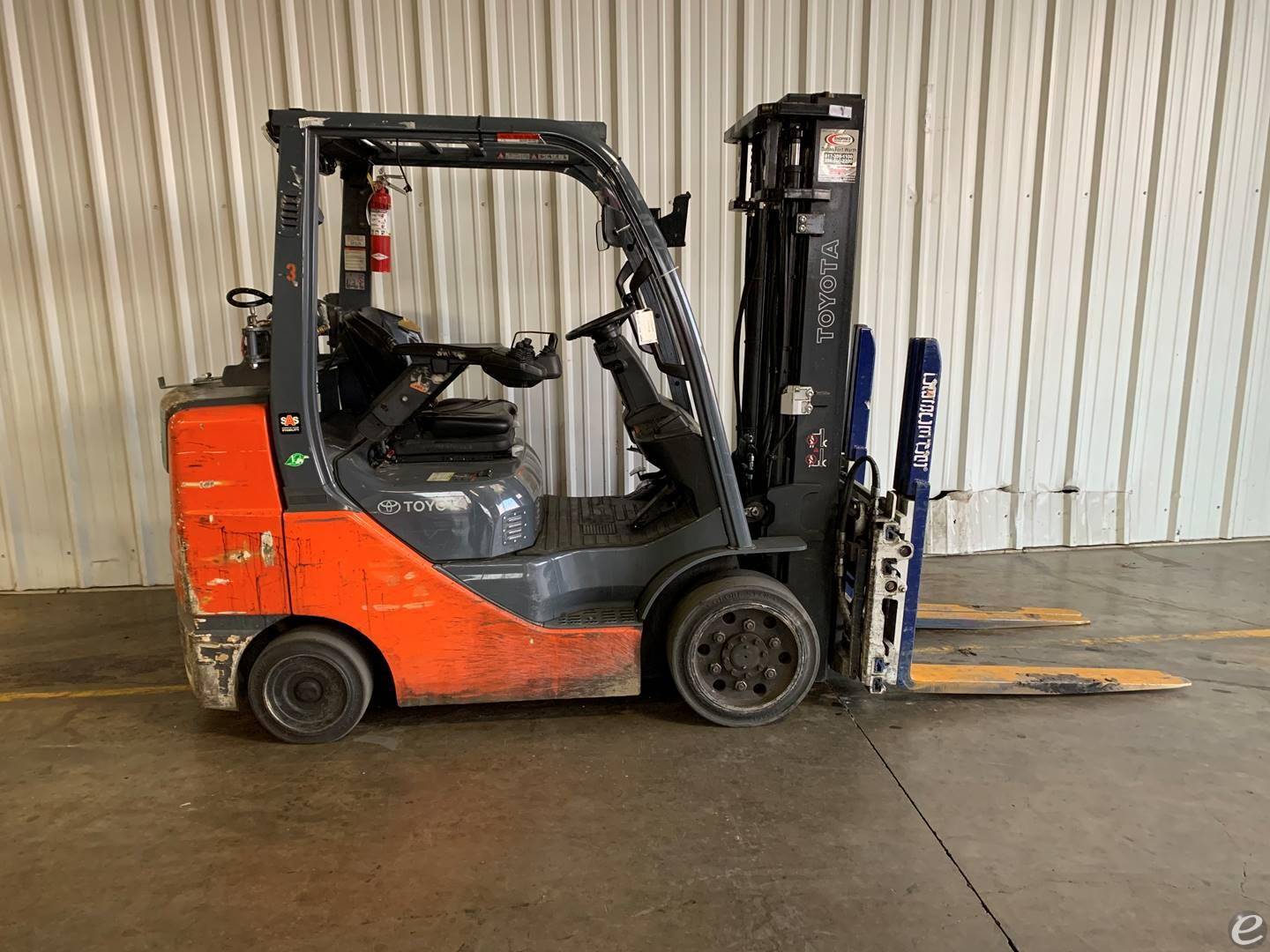 2019 Toyota 8FGCU32 LP Gas Forklift...