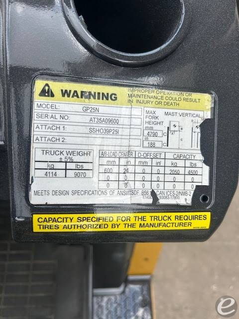 2020 Cat GP25N5