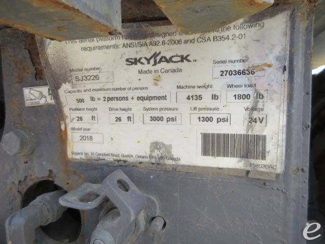 2018 Skyjack SJ3226