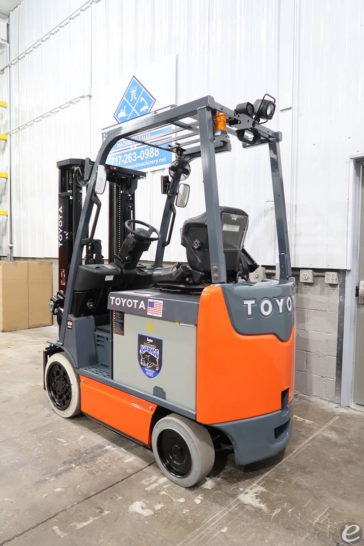 2017 Toyota 8FBCU25 Electric Forklift - 123Forklift