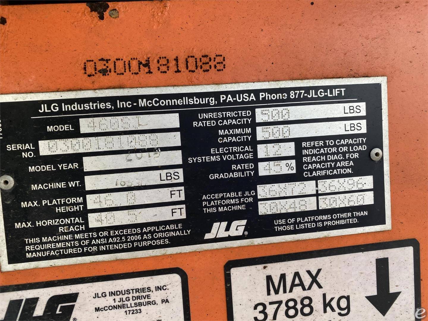 2014 JLG 460SJ