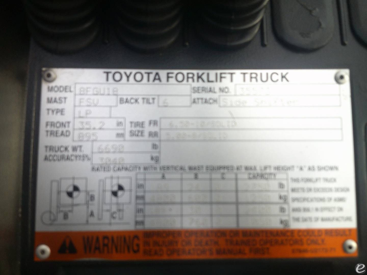 2014 Toyota 8FGU18