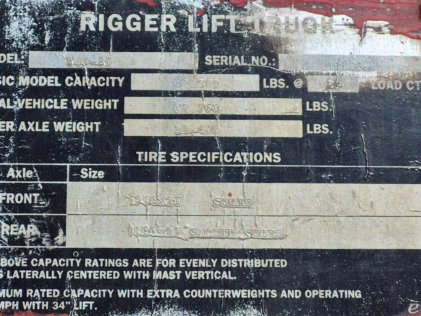 Rigger Lift Y40-30