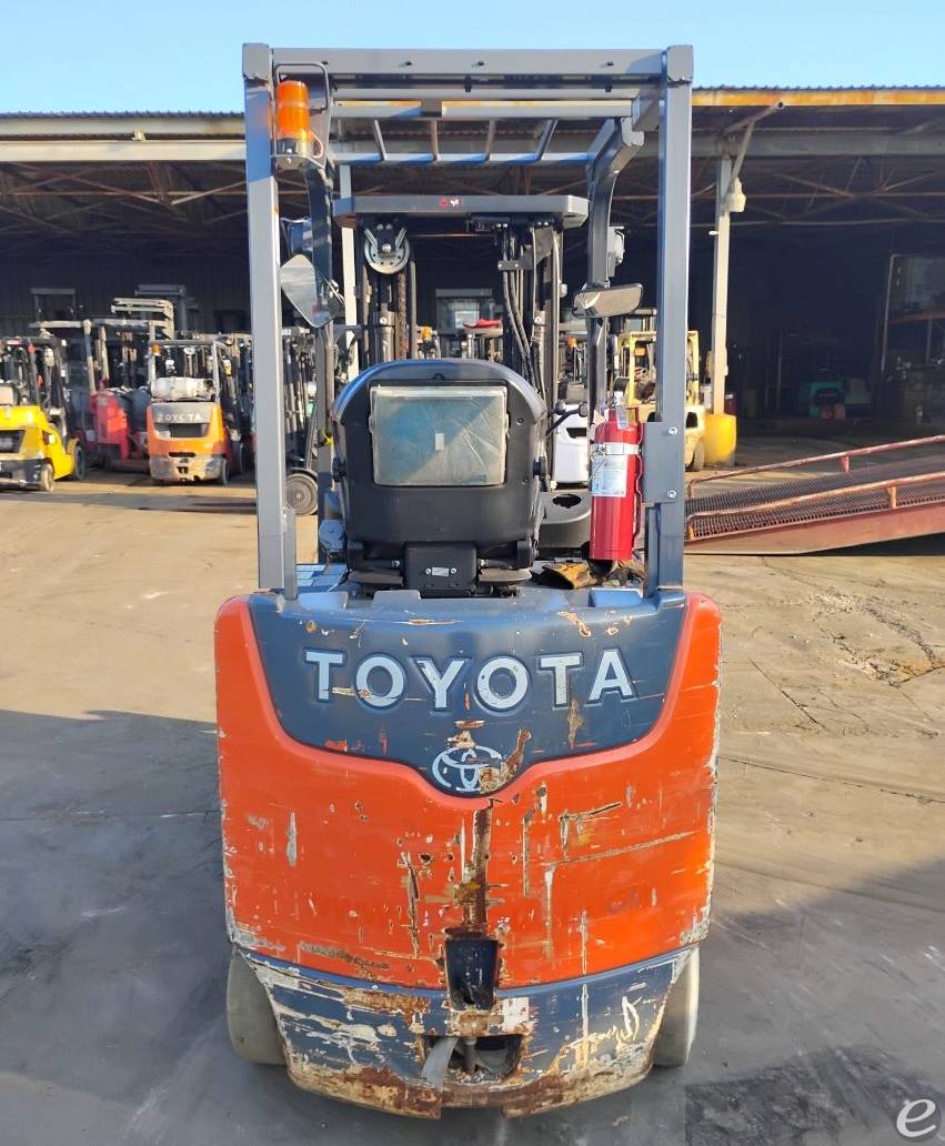 2017 Toyota 8FBCU30 Electric Forklift - 123Forklift