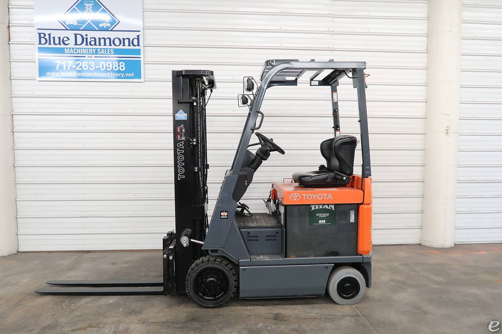 2013 Toyota 7FBCU15 Electric Forklift - 123Forklift