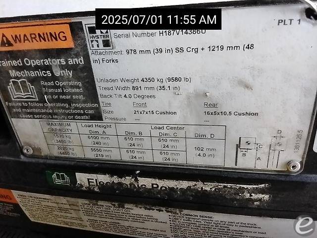 2020 Hyster S50FT