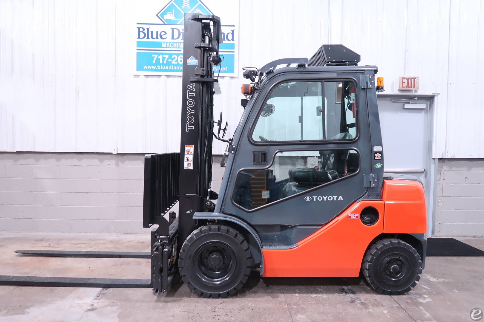 2015 Toyota 8FGU25 Gasoline Forklift - 123Forklift
