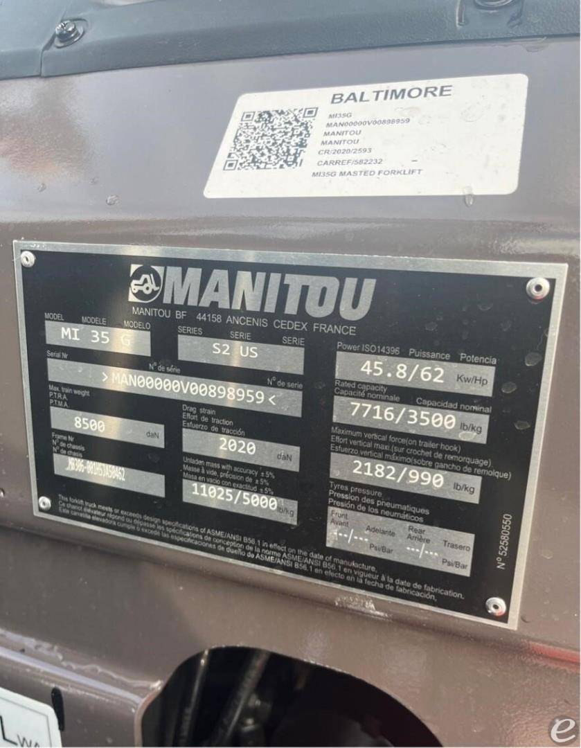 2023 Manitou MI35G