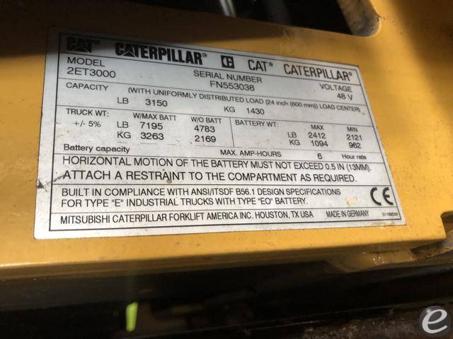 2017 Cat 2ET3000