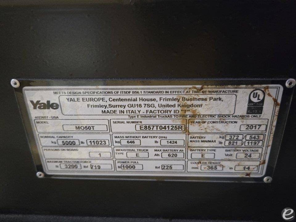 2017 Yale MO50TA