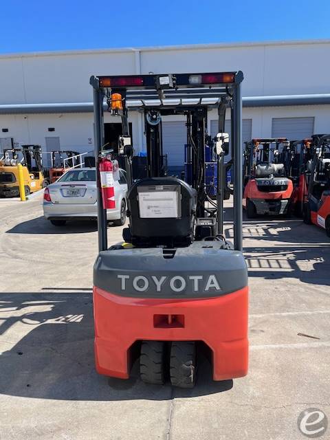 2018 Toyota 8FBE18U Electric 3 Wheel Forklift - 123Forklift