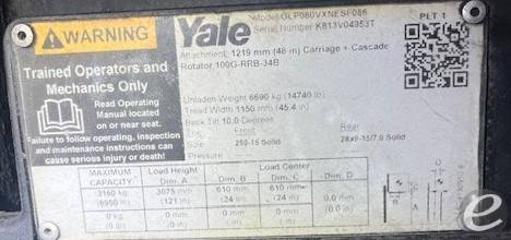 2019 Yale GLP080VX