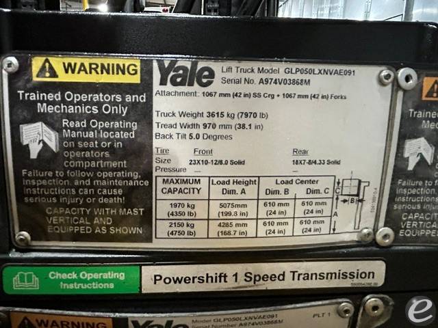 2014 Yale GLP050LXNVAE091