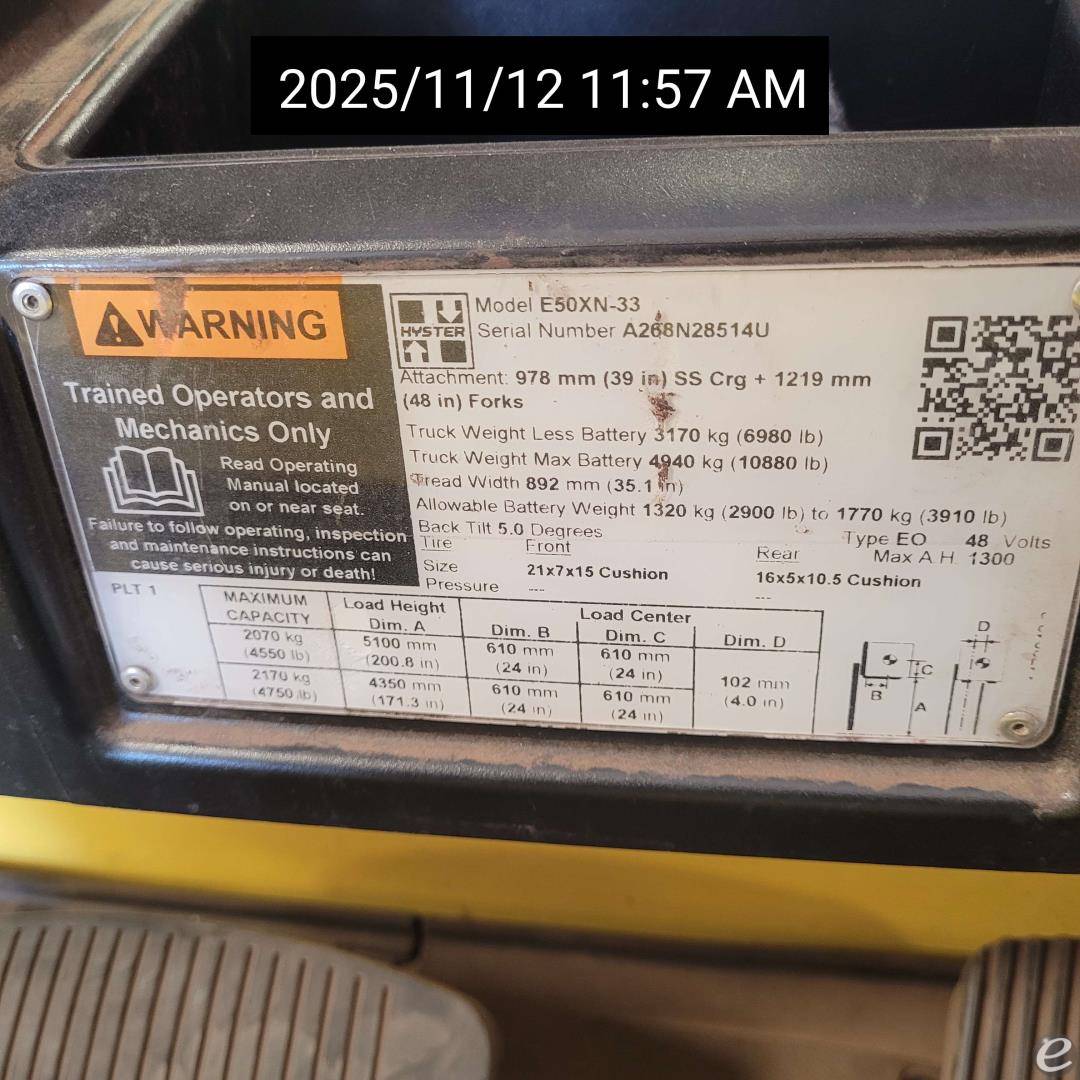 2020 Hyster E50XN