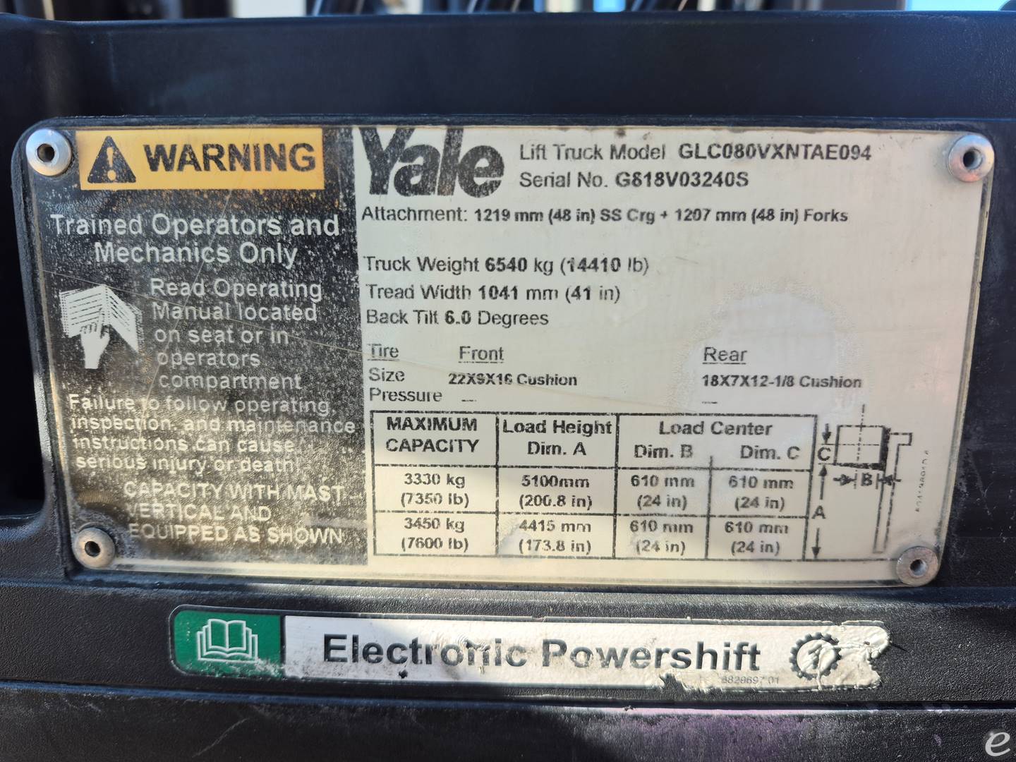 Yale GLC080