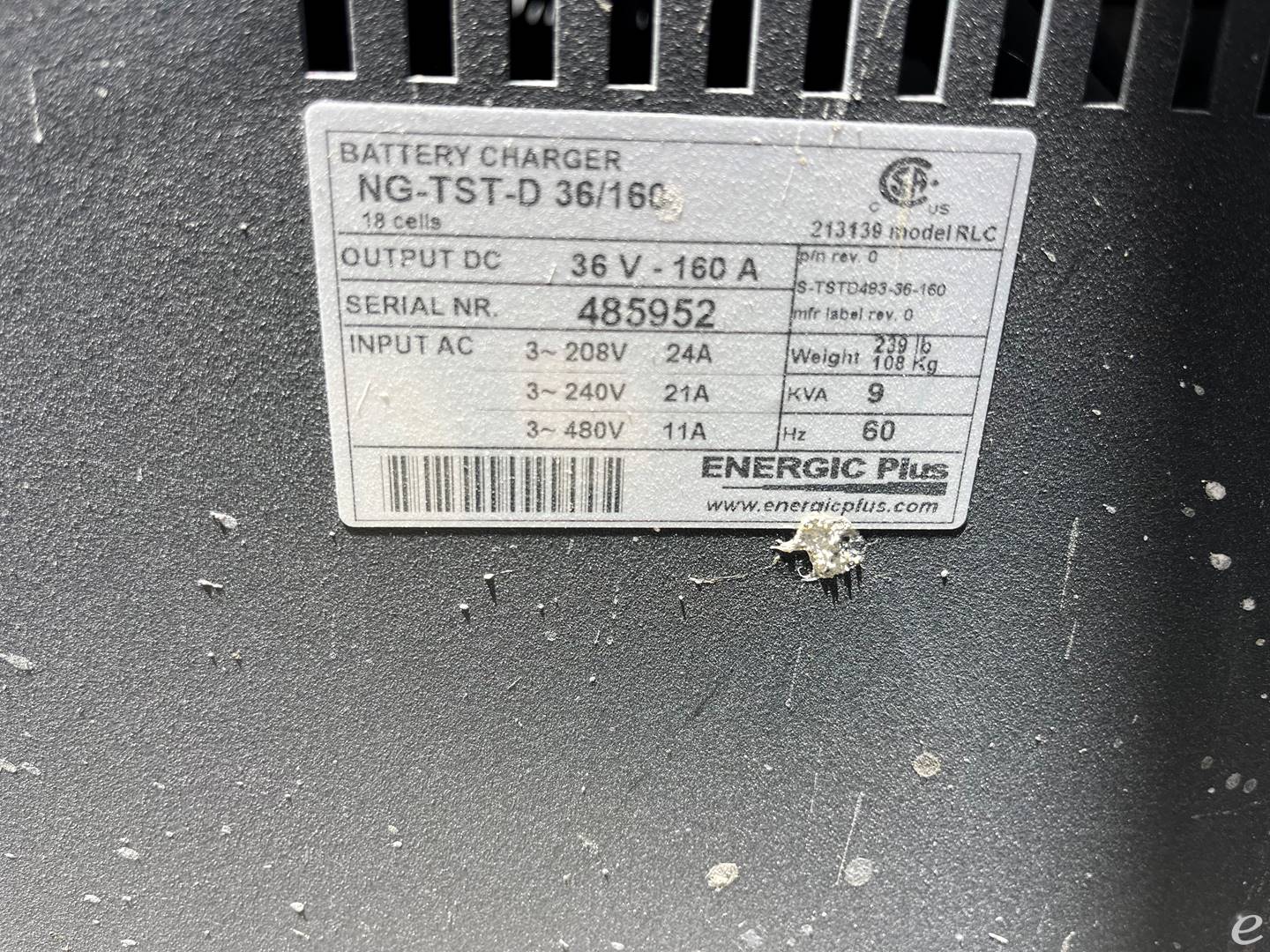 2024 Enersys NG-TST-D 36/160