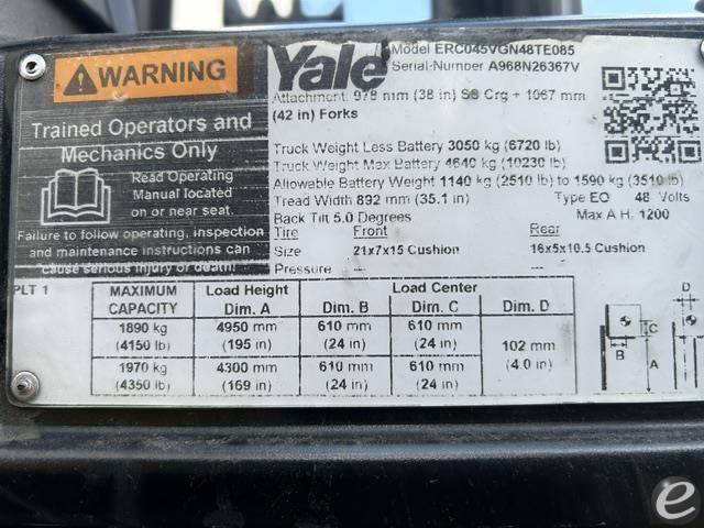2021 Yale ERC045VG