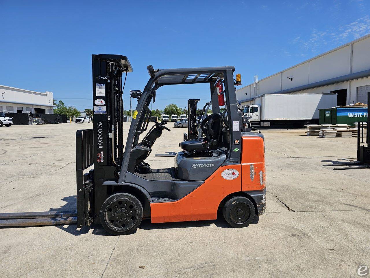 2018 Toyota 8FGCU30 LP Gas Forklift...