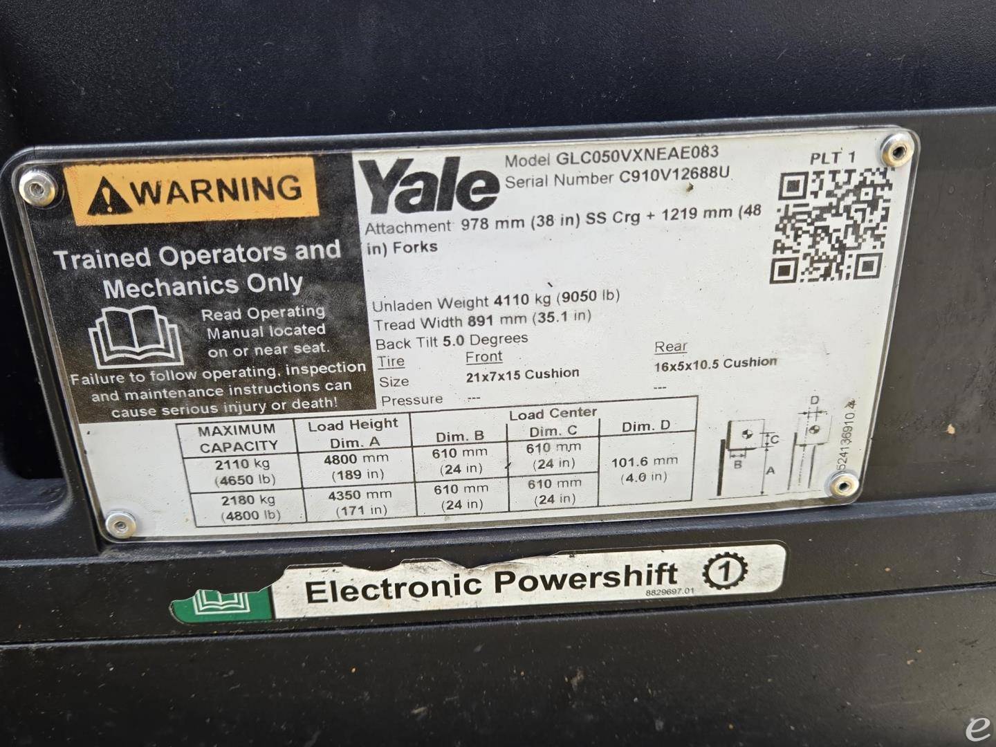 2020 Yale GLC050VX