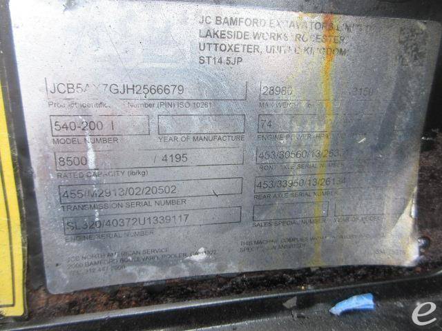 2017 JCB 508-66