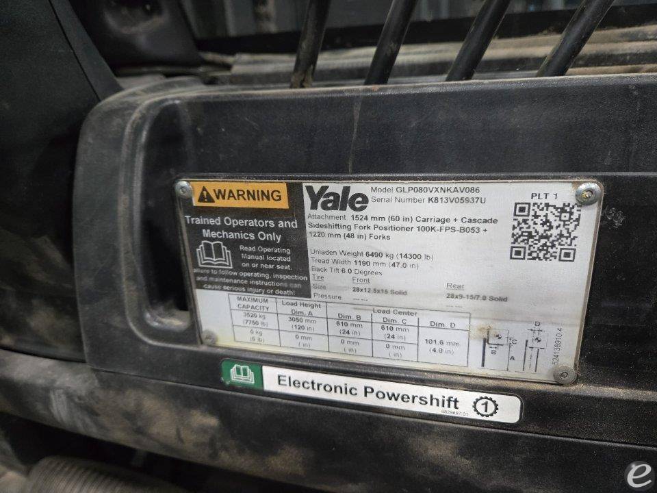 2020 Yale GP080VX