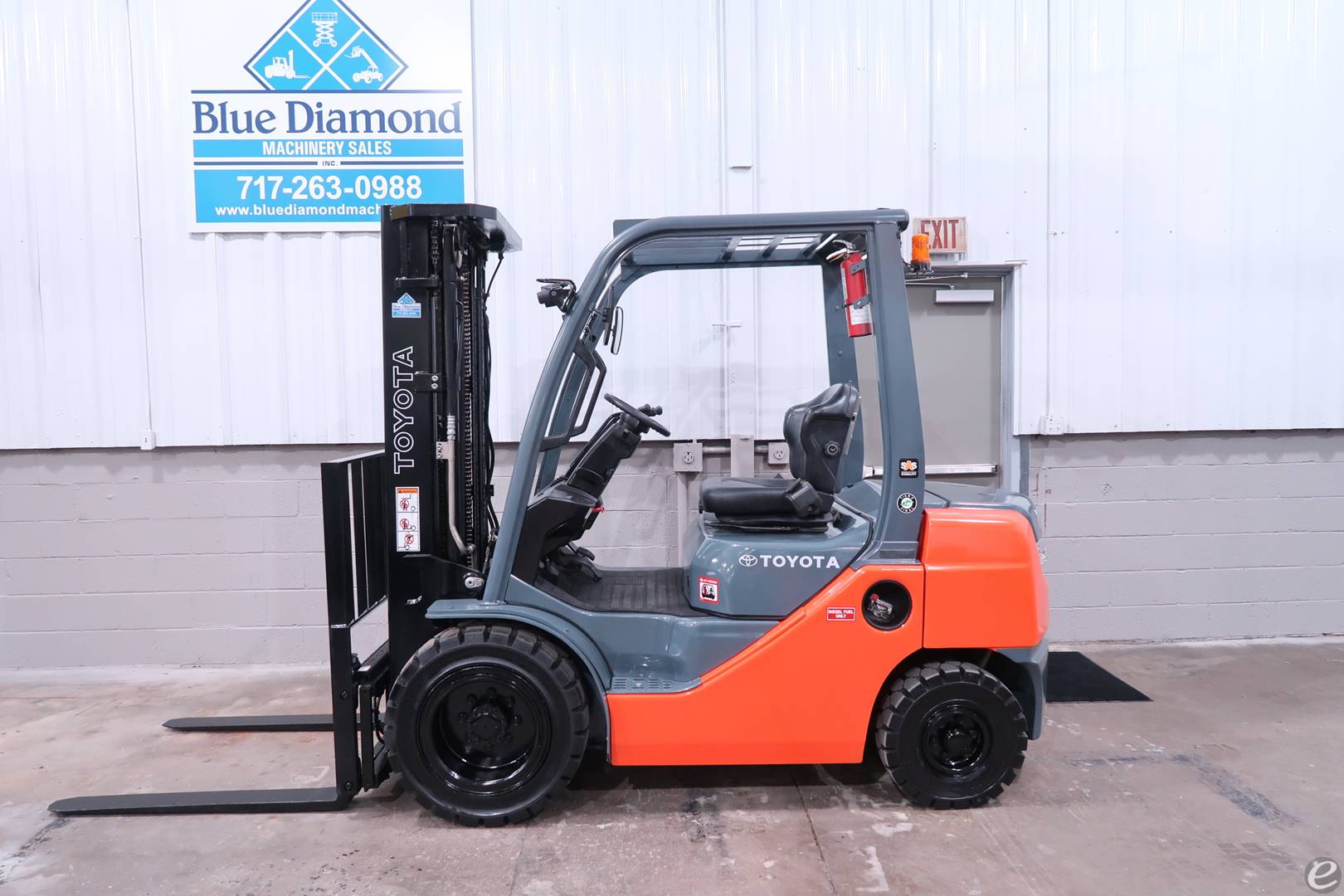 2015 Toyota 8FDU25 Diesel Forklift - 123Forklift