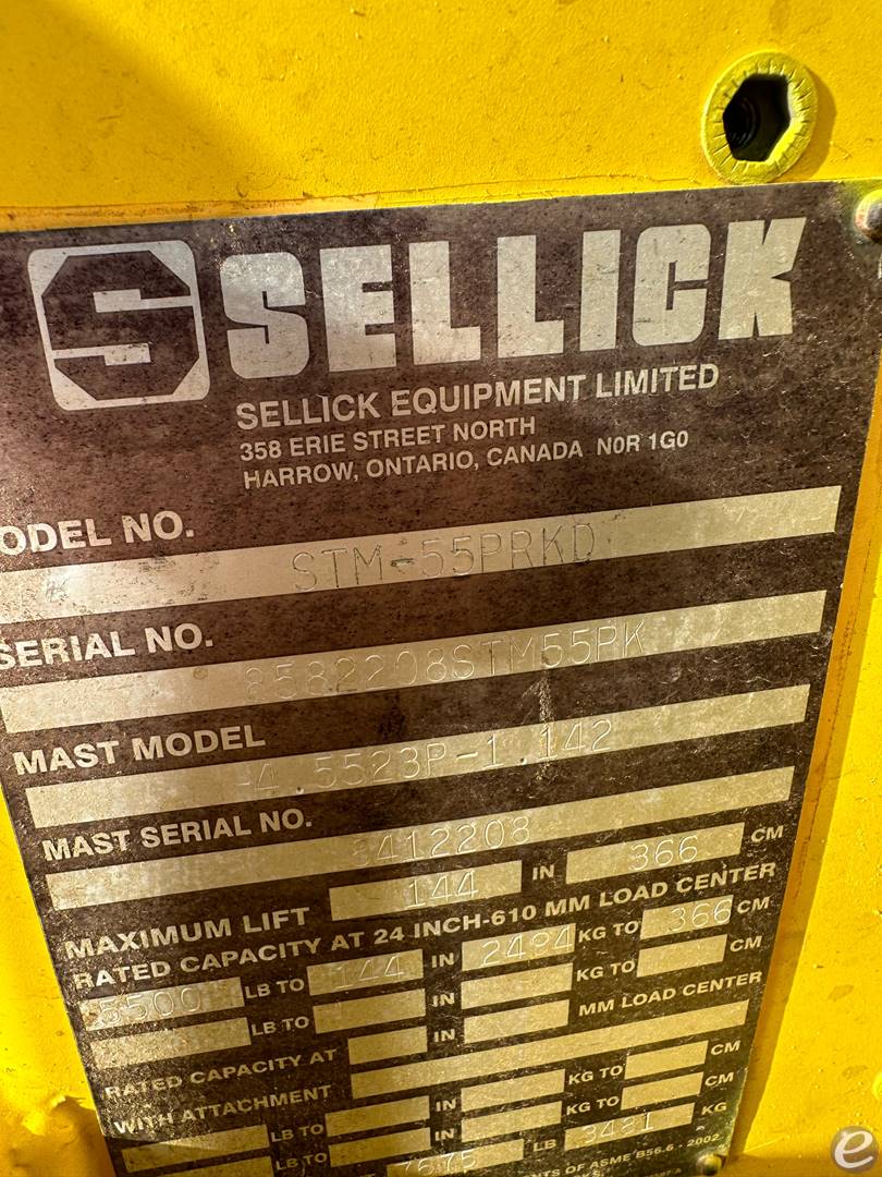 2012 Sellick STM55 PRKD