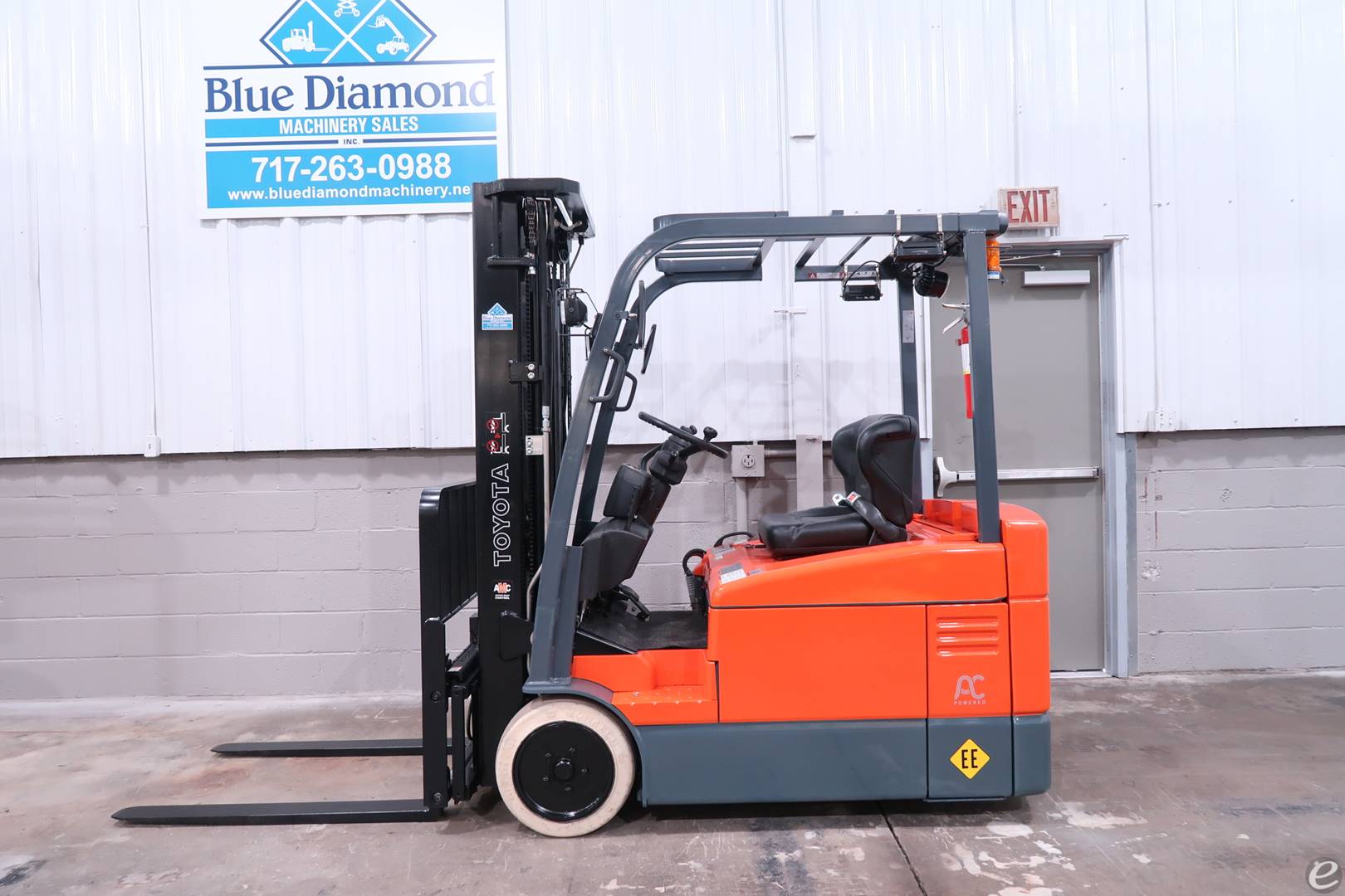 2015 Toyota 7FBEU20 Electric Forklift - 123Forklift