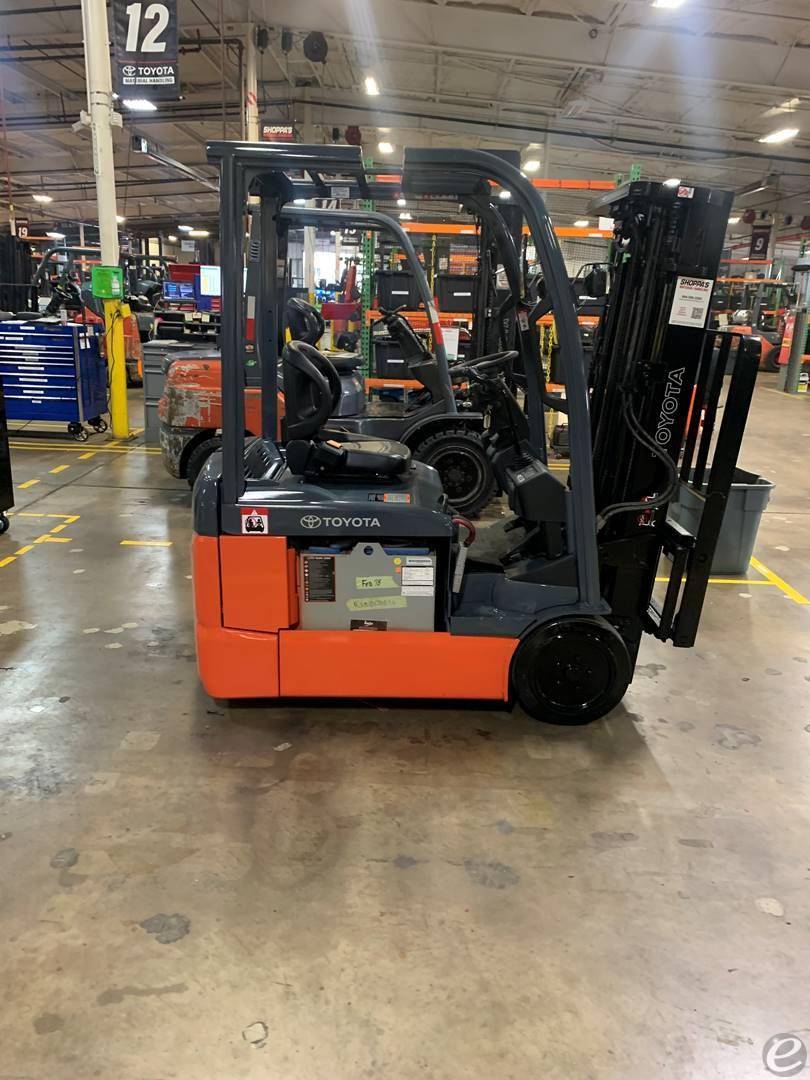 2017 Toyota 8FBE15U Electric Forklift - 123Forklift
