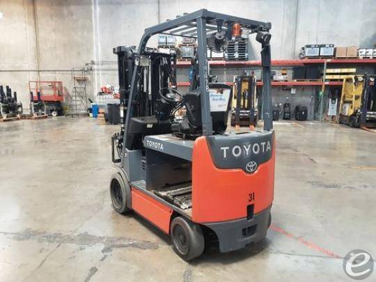 2017 Toyota 8FBCHU25 Electric Forklift - 123Forklift