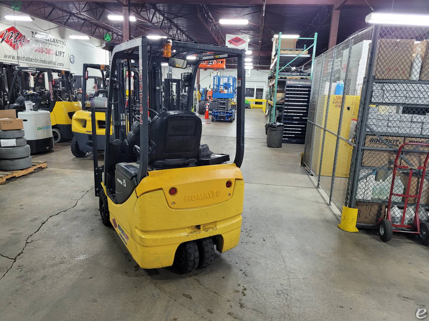 2013 Komatsu FB15MU-12 Electric Forklift - 123Forklift