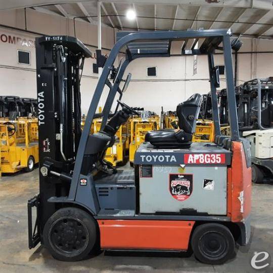 2017 Toyota 8FBCU32 Electric Forklift - 123Forklift
