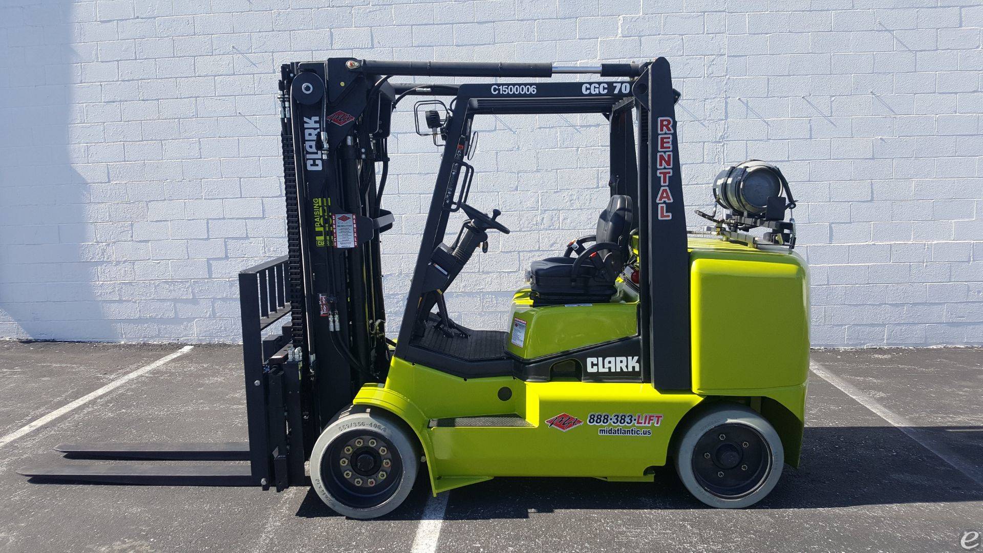 2019 Clark CGC70 LP Gas Forklift